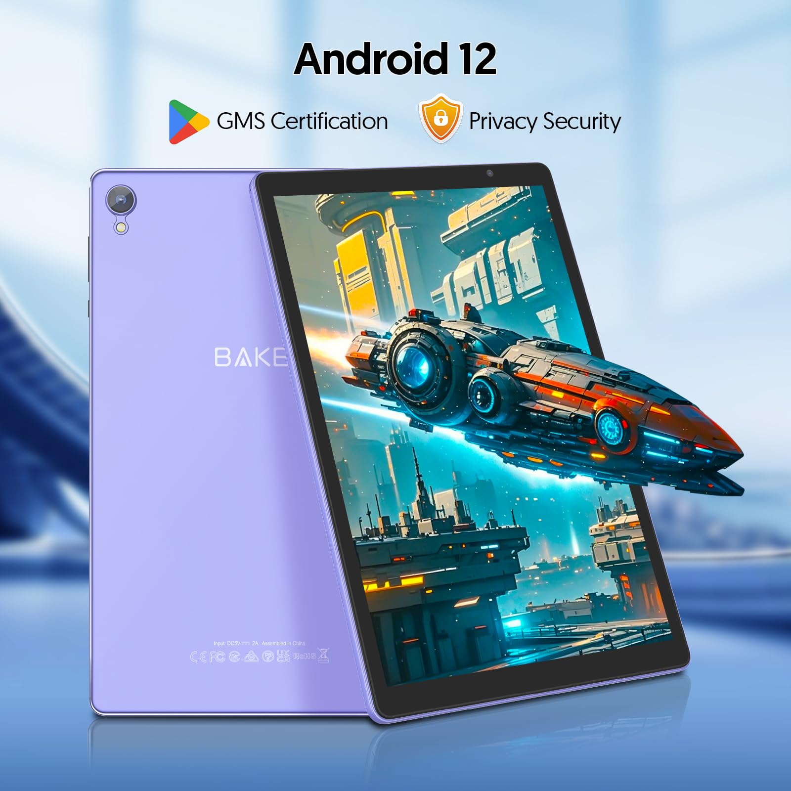 Amazon.com: BAKEN 10 Inch Tablet, Android 12 Tablets, 4(2+2) GB